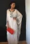Picture of Pink Cotton Moroccan Kaftan Dress Party Style for Women