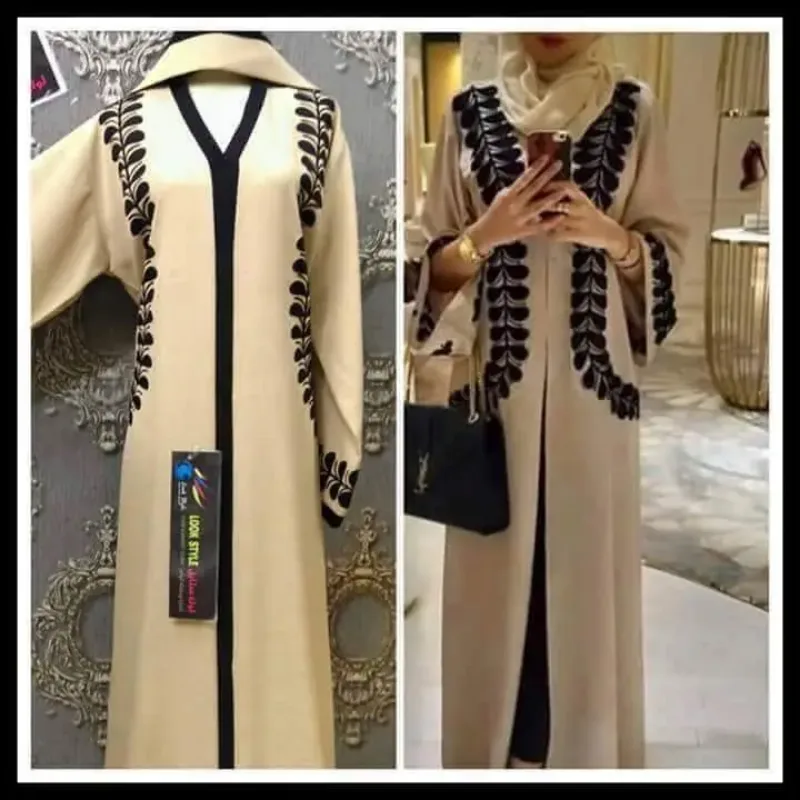 Picture of Radhe Designer Black Georgette Kaftan Dress for Women - F3722