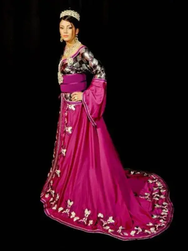 Picture of Radhe Designer Multicolor Georgette Kaftan Dress for Women - F8948