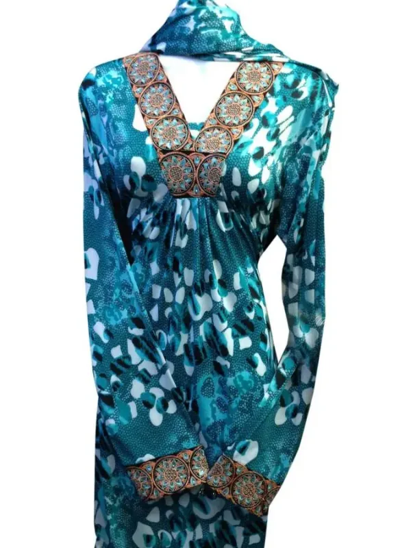 Picture of Radhe Designer Multicolor Georgette Kaftan Dress for Women - F3667