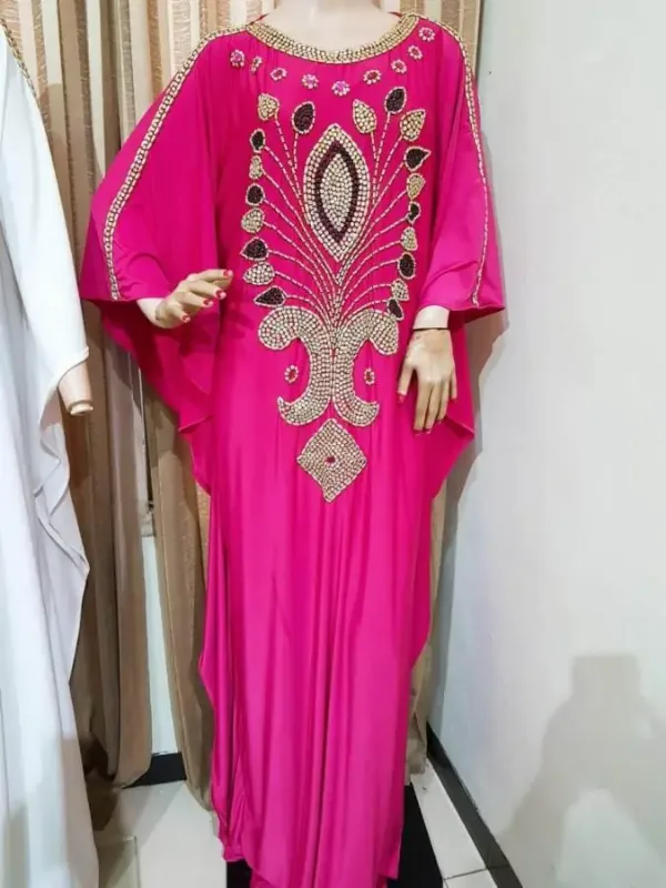 Picture of Radhe Designer Multicolor Georgette Kaftan Dress for Women - F3515