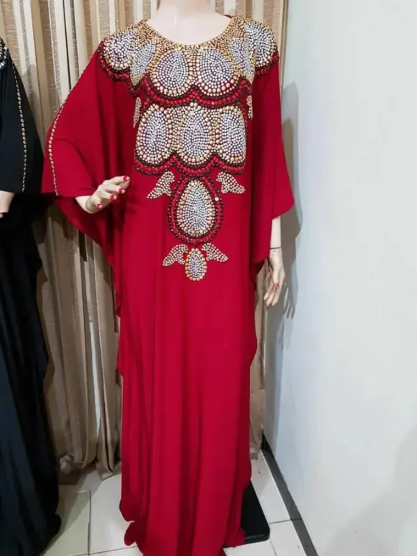 Picture of Radhe Designer Black Georgette Kaftan Dress for Women - F3517