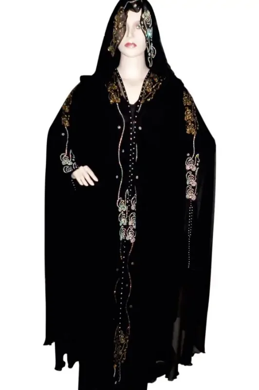 Picture of Radhe Designer Multicolor Georgette Kaftan Dress for Women - F3542