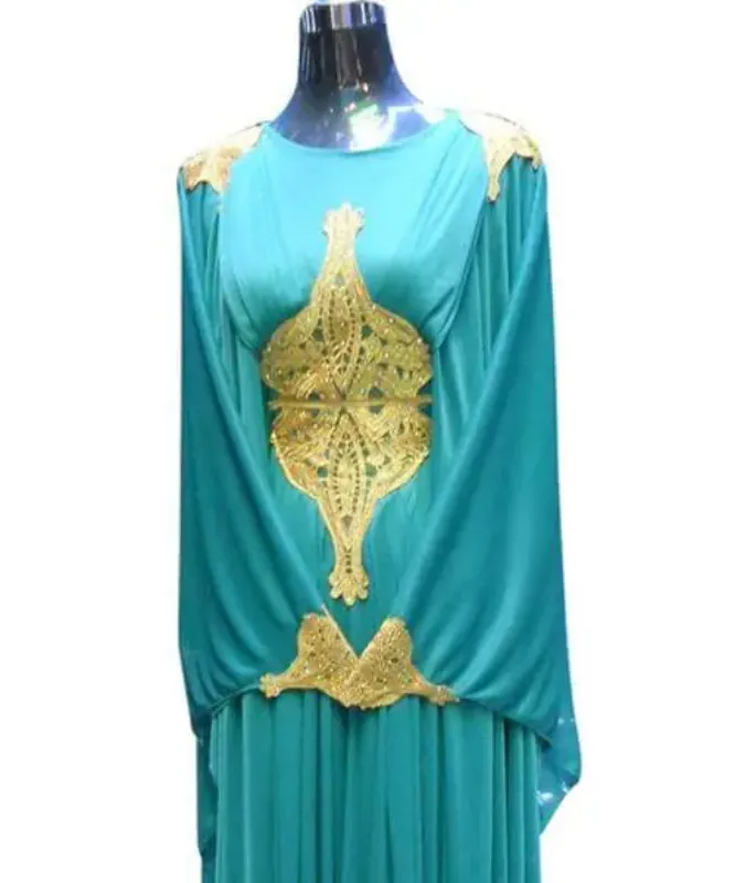 Picture of Radhe Designer Multicolor Georgette Kaftan Dress for Women - F3543