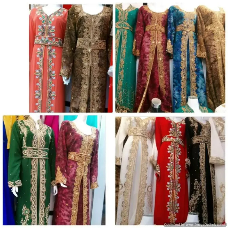 Picture of Radhe Designer Multicolor Georgette Kaftan Dress for Women - F3439