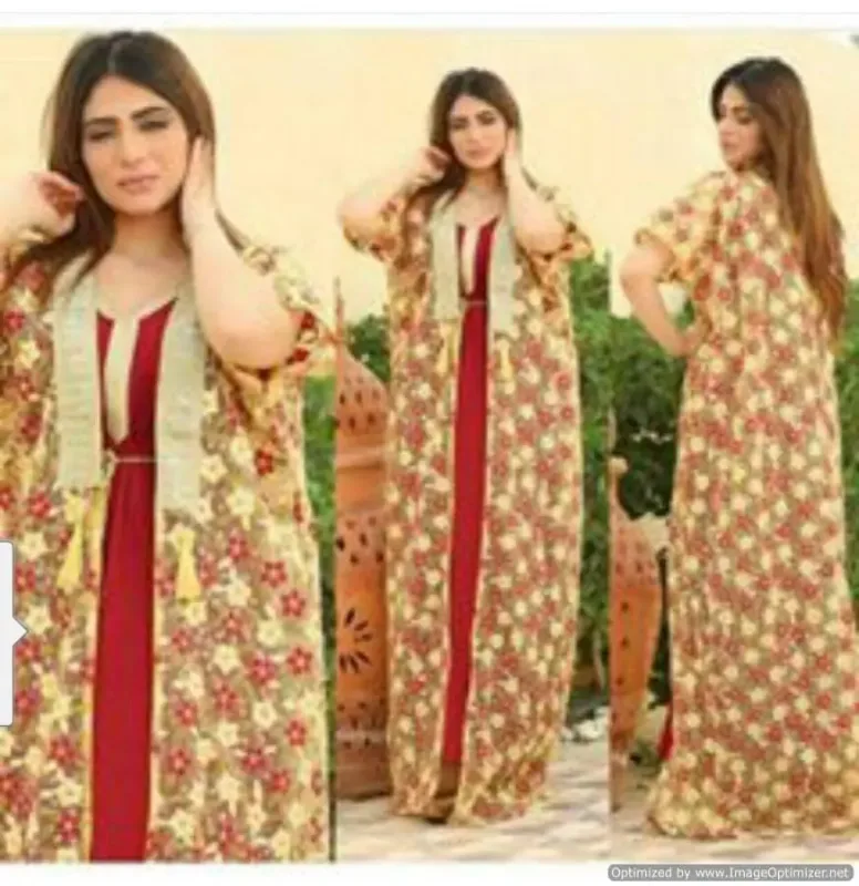 Picture of Radhe Designer Black Georgette Kaftan Dress for Women - F10576