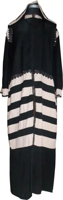 Picture of Multicolor Georgette Farasha Dress with Wedding Party Wear for Women