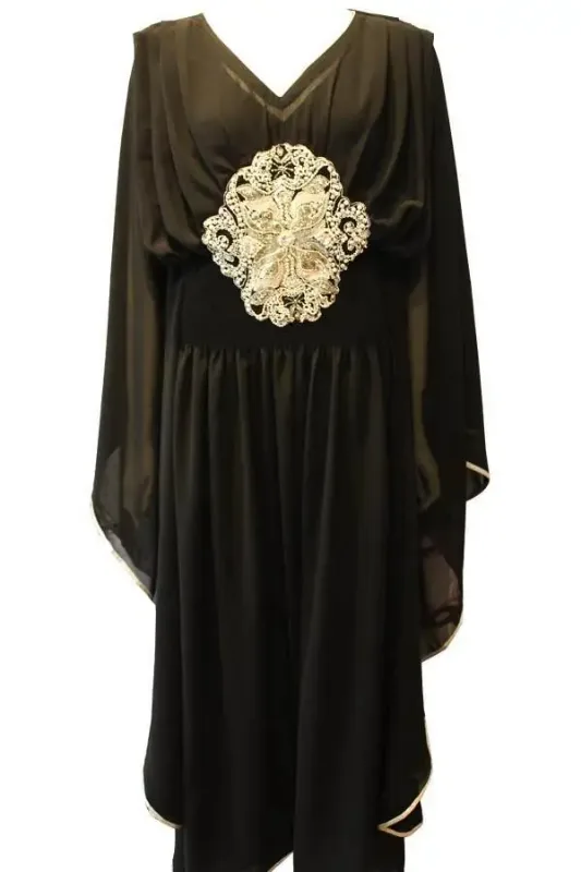 Picture of Radhe Designer Multicolor Georgette Kaftan Dress for Women - F8396