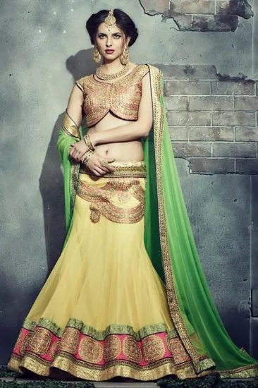 Picture of bollywood choli lehenga bridal traditional ethnic india