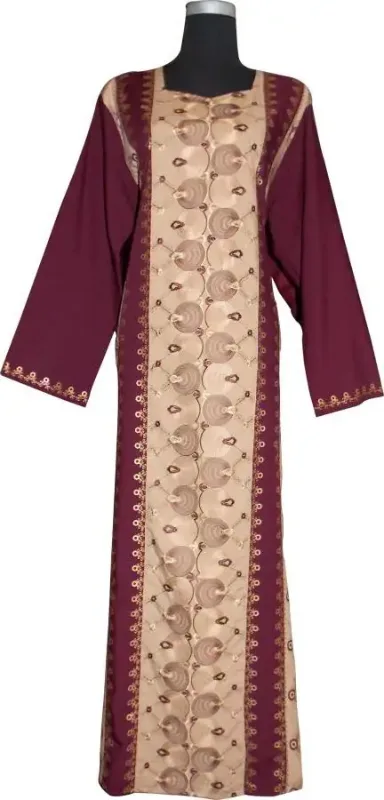 Picture of Purple Georgette Jilbab Dress with Party Wear Arabic for Women
