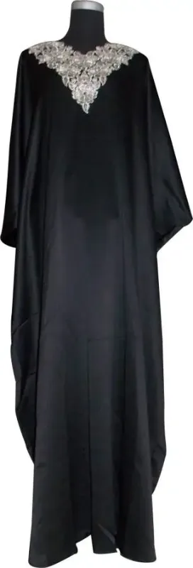 Picture of Multicolor Georgette Farasha Dress Classic Style for Women