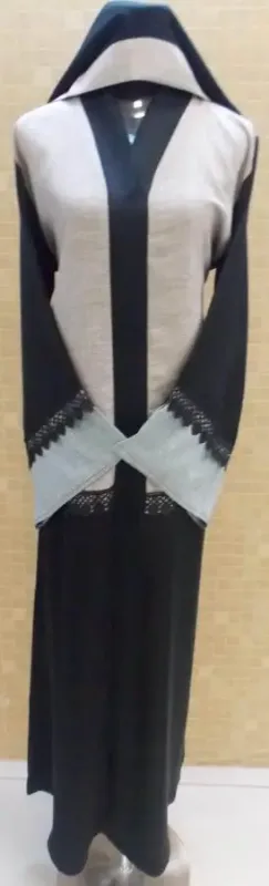 Picture of Multicolor Georgette Jilbab Dress with Wedding Party Wear for Women Modern Style