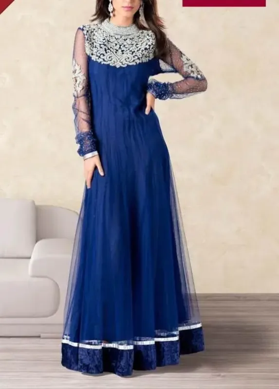 Picture of Radhe Designer Black Georgette Kaftan Dress for Women - F8383
