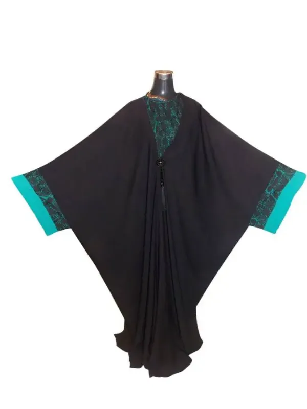 Picture of Multicolor Georgette Abaya Dress with Party Wear Arabic for Women Classic Style