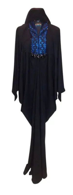 Picture of Multicolor Georgette Abaya Dress with Party Wear Arabic for Women Modern Style