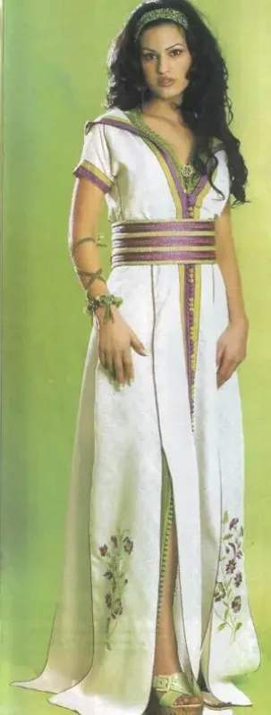 Picture of Radhe Designer Multicolor Georgette Kaftan Dress for Women - F8448