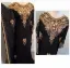 Picture of Black Georgette Kaftan Dress with Party Wear Modern for Women