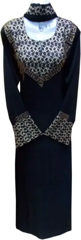 Picture of Radhe Designer Multicolor Georgette Kaftan Dress for Women - F4508