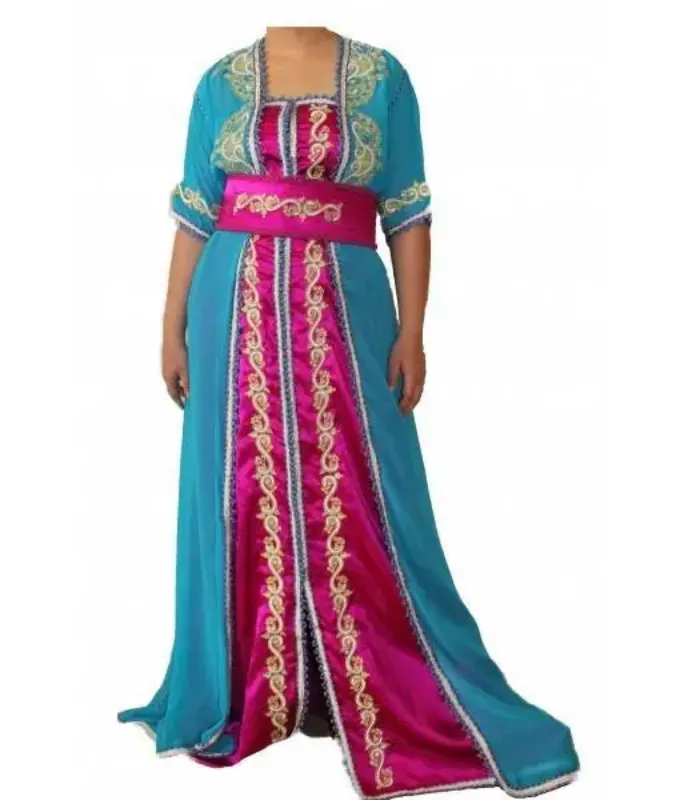 Picture of Radhe Designer Black Georgette Kaftan Dress for Women - F8423