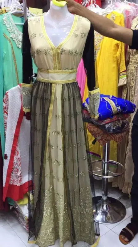 Picture of Radhe Designer Multicolor Georgette Kaftan Dress for Women - F4455