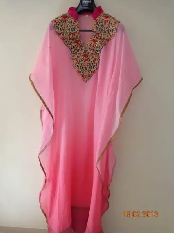 Picture of Radhe Designer Multicolor Georgette Kaftan Dress for Women - F8466