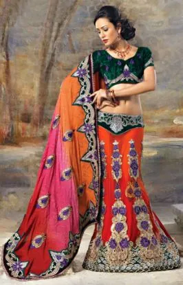 Picture of indian pakistani bridal lehenga ethnic designer lehenga