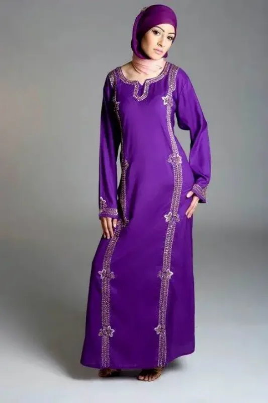Picture of Radhe Designer Black Georgette Kaftan Dress for Women - F8474