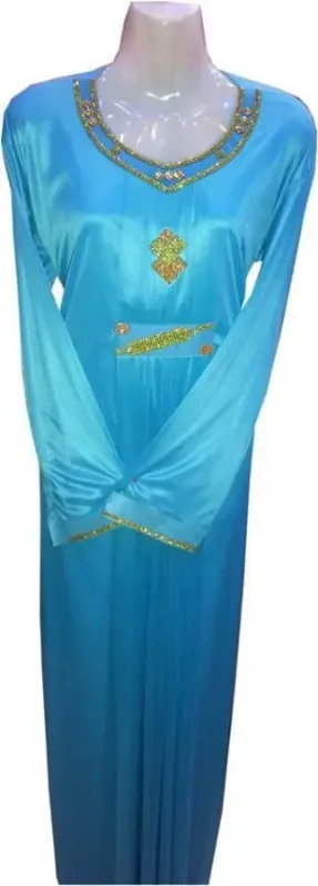 Picture of Radhe Designer Multicolor Georgette Kaftan Dress for Women - F8169