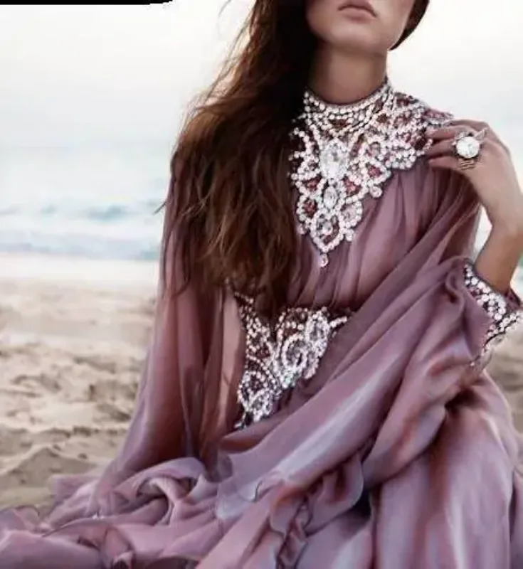 Picture of Radhe Designer Multicolor Georgette Kaftan Dress for Women - F8172