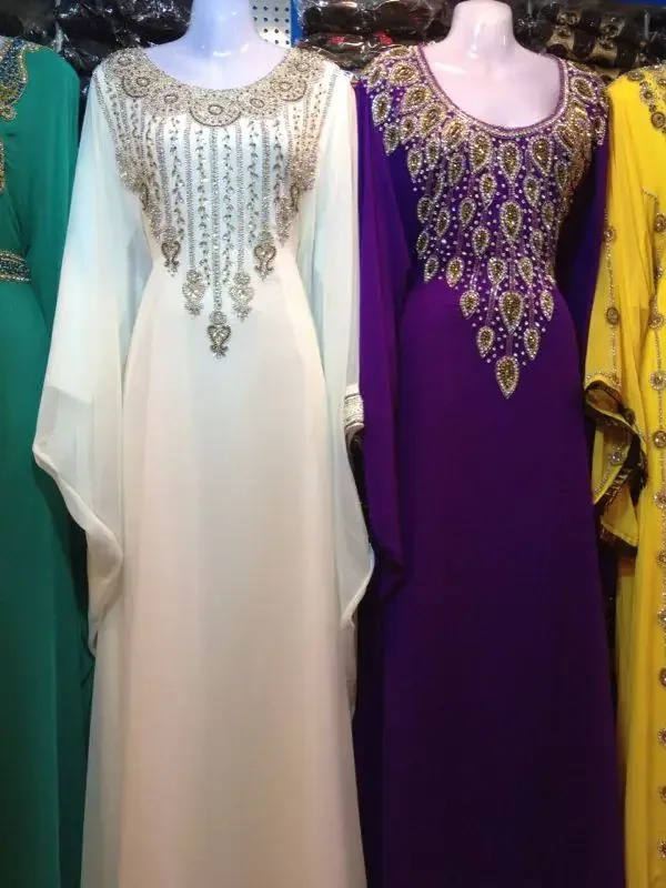 Picture of Radhe Designer Multicolor Georgette Kaftan Dress for Women - F8189