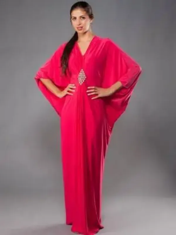 Picture of Radhe Designer Multicolor Georgette Kaftan Dress for Women - F8192