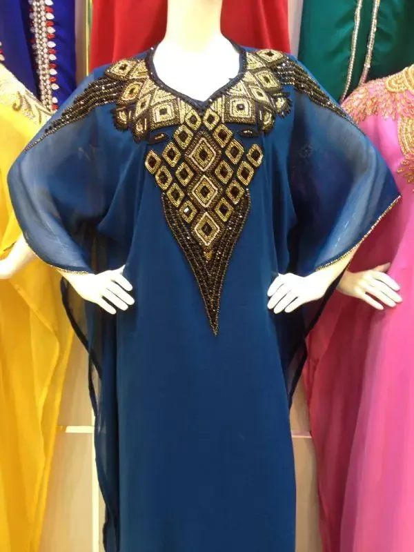 Picture of Radhe Designer Pink Cotton Kaftan Dress for Women - F8184