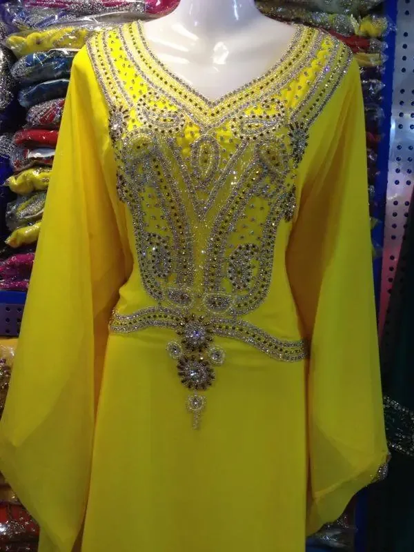 Picture of Radhe Designer Multicolor Georgette Kaftan Dress for Women - F8190