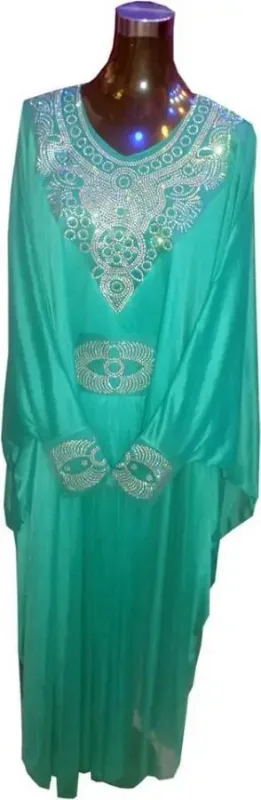 Picture of Radhe Designer Multicolor Georgette Kaftan Dress for Women - F8203