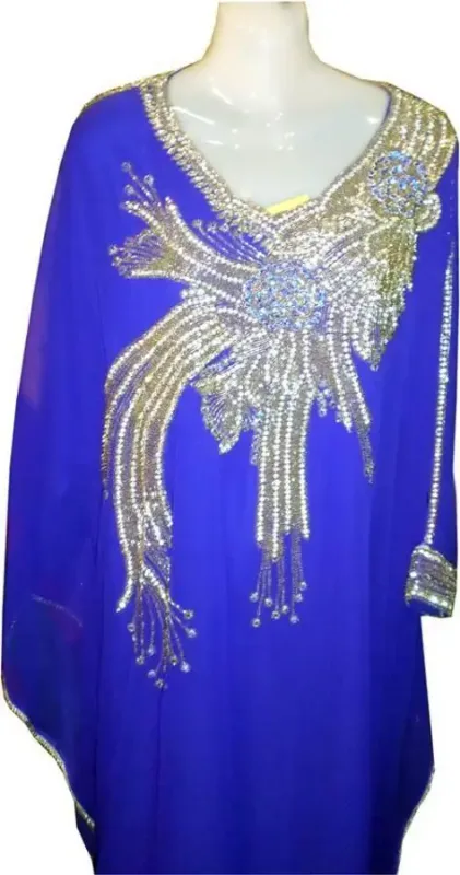 Picture of Radhe Designer Multicolor Georgette Kaftan Dress for Women - F8224