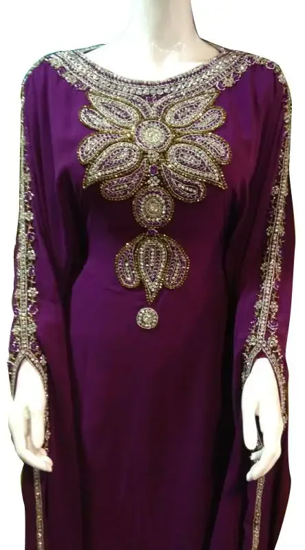 Picture of Radhe Designer Red Georgette Kaftan Dress for Women - F8228