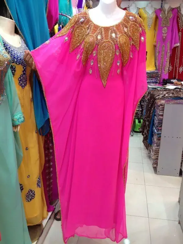 Picture of Radhe Designer Multicolor Georgette Kaftan Dress for Women - F8227