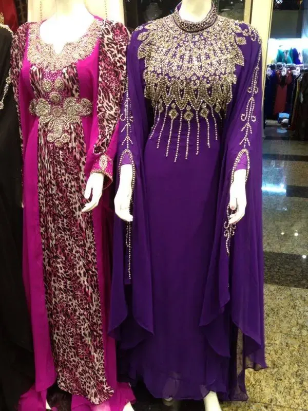 Picture of Radhe Designer Multicolor Georgette Kaftan Dress for Women - F8244