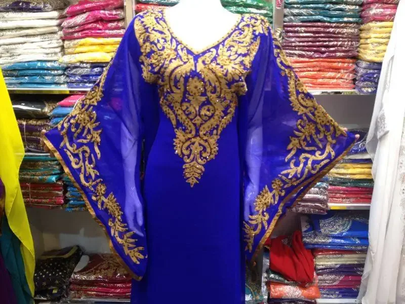Picture of Radhe Designer Multicolor Georgette Kaftan Dress for Women - F8240