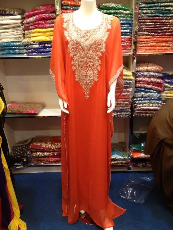 Picture of Radhe Designer Multicolor Georgette Kaftan Dress for Women - F8259
