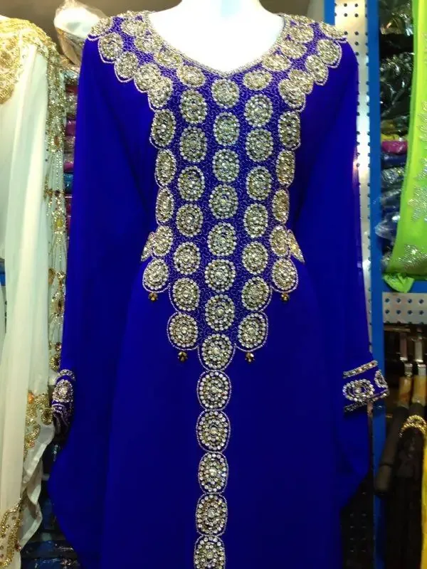 Picture of Radhe Designer Multicolor Georgette Kaftan Dress for Women - F8257