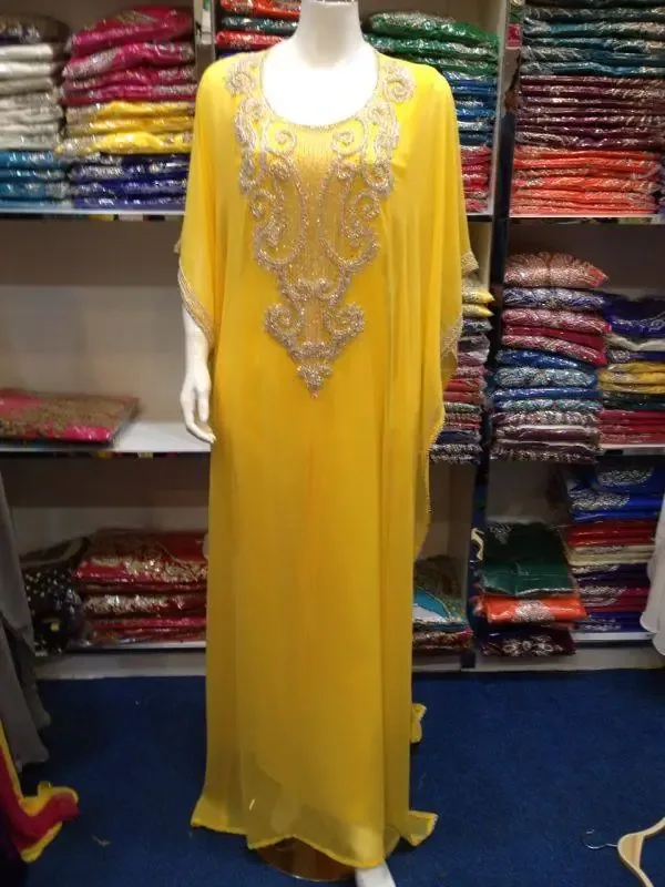 Picture of Radhe Designer Multicolor Georgette Kaftan Dress for Women - F8266