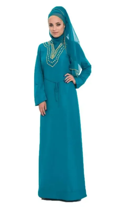Picture of Radhe Designer Multicolor Georgette Kaftan Dress for Women - F8294