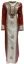 Picture of Yellow Georgette Kaftan Dress for Women - Printed Printed Style