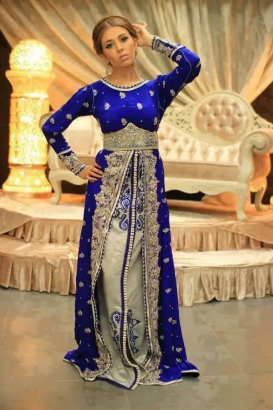 Picture of Radhe Designer Multicolor Georgette Kaftan Dress for Women - F8311