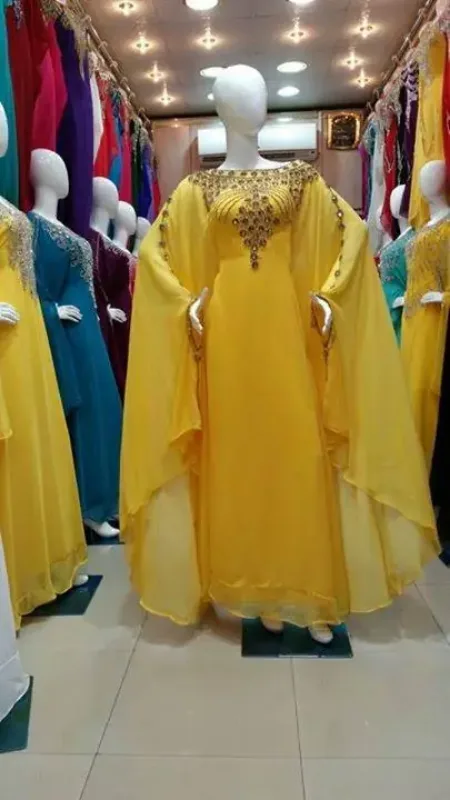 Picture of Radhe Designer Purple Georgette Kaftan Dress for Women - F8340
