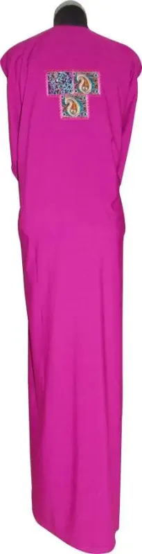 Picture of Multicolor Georgette Kaftan Dress for Women - Layered Minimal Elegant Style