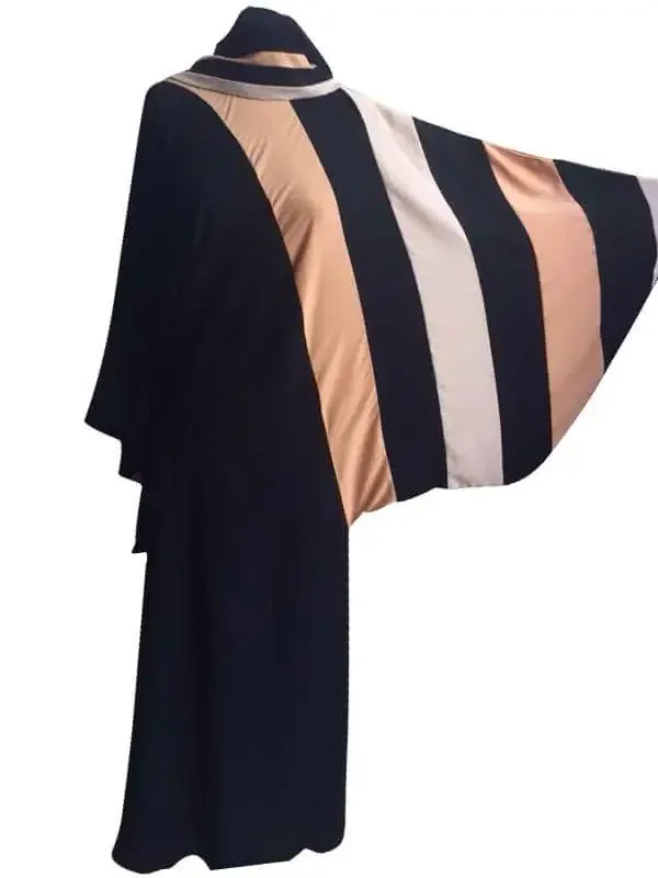 Picture of Multicolor Georgette Kaftan Dress for Women - Plain Layered Look