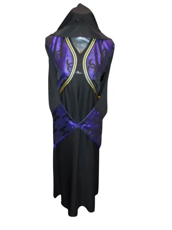 Picture of Multicolor Georgette Kaftan Dress for Women - Solid Refined Ethnic Style