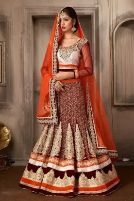 Picture of indian designer lehenga cholipakistani bridal wedding l
